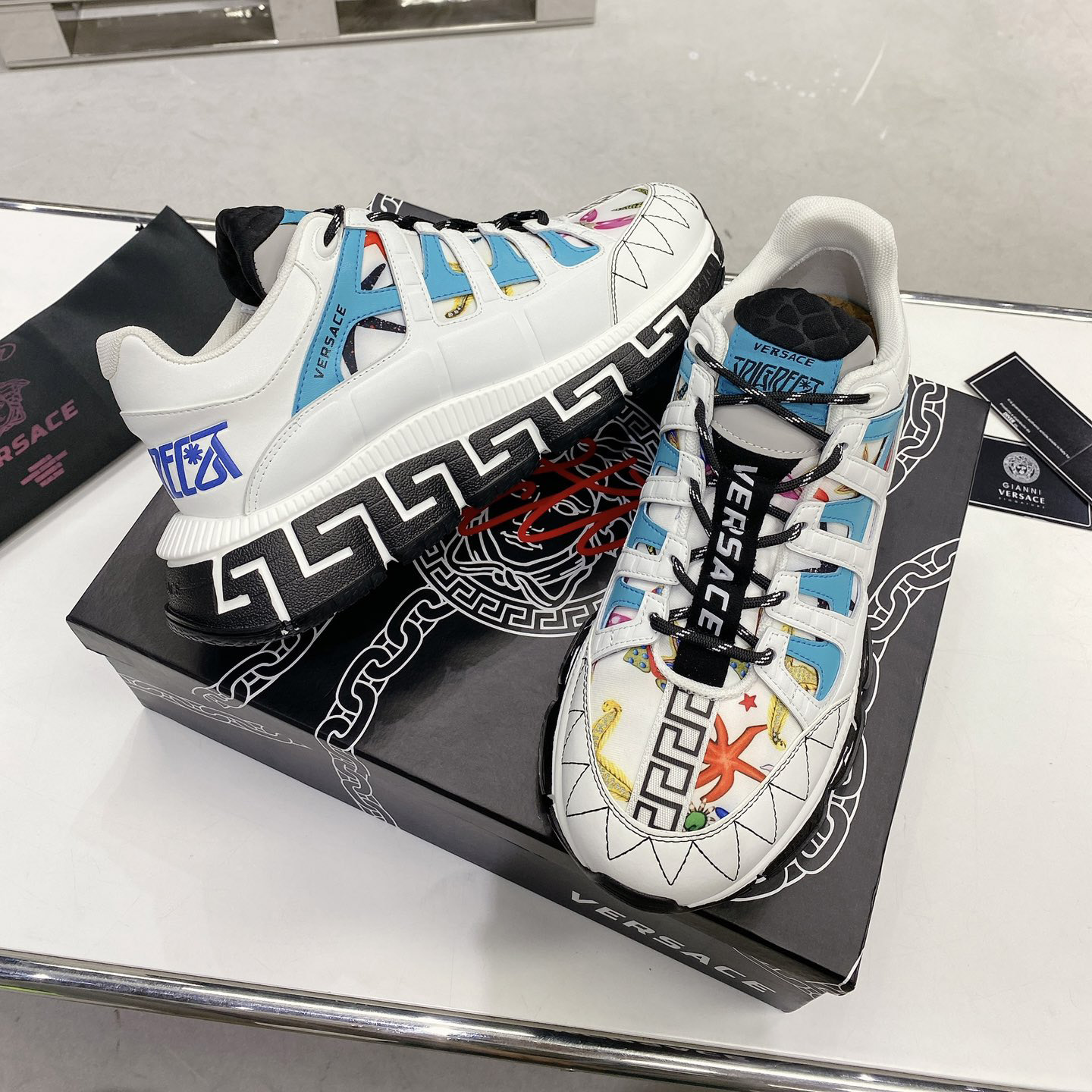 Versace Trigreca Sneakers  - DopestKickz