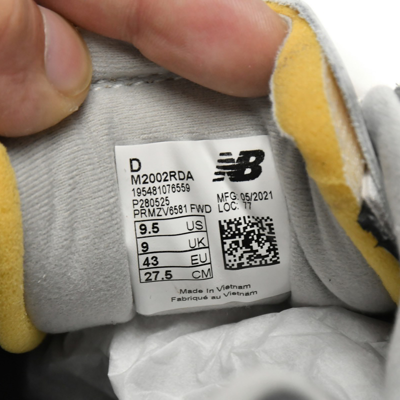 New Balance 2002R Cloud Ash Sneakers   M2002RDA  - DopestKickz