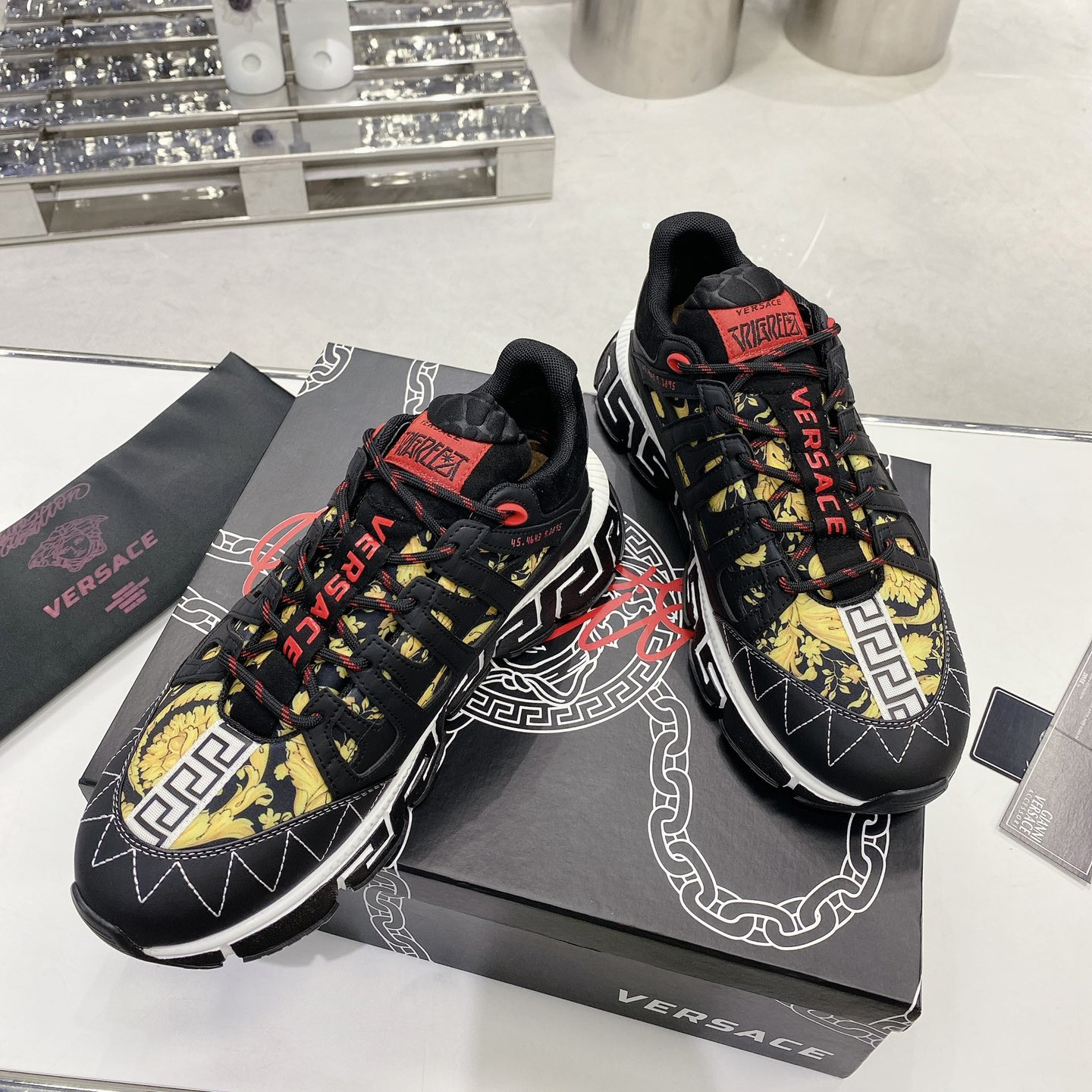 Versace Trigreca Sneakers  - DopestKickz