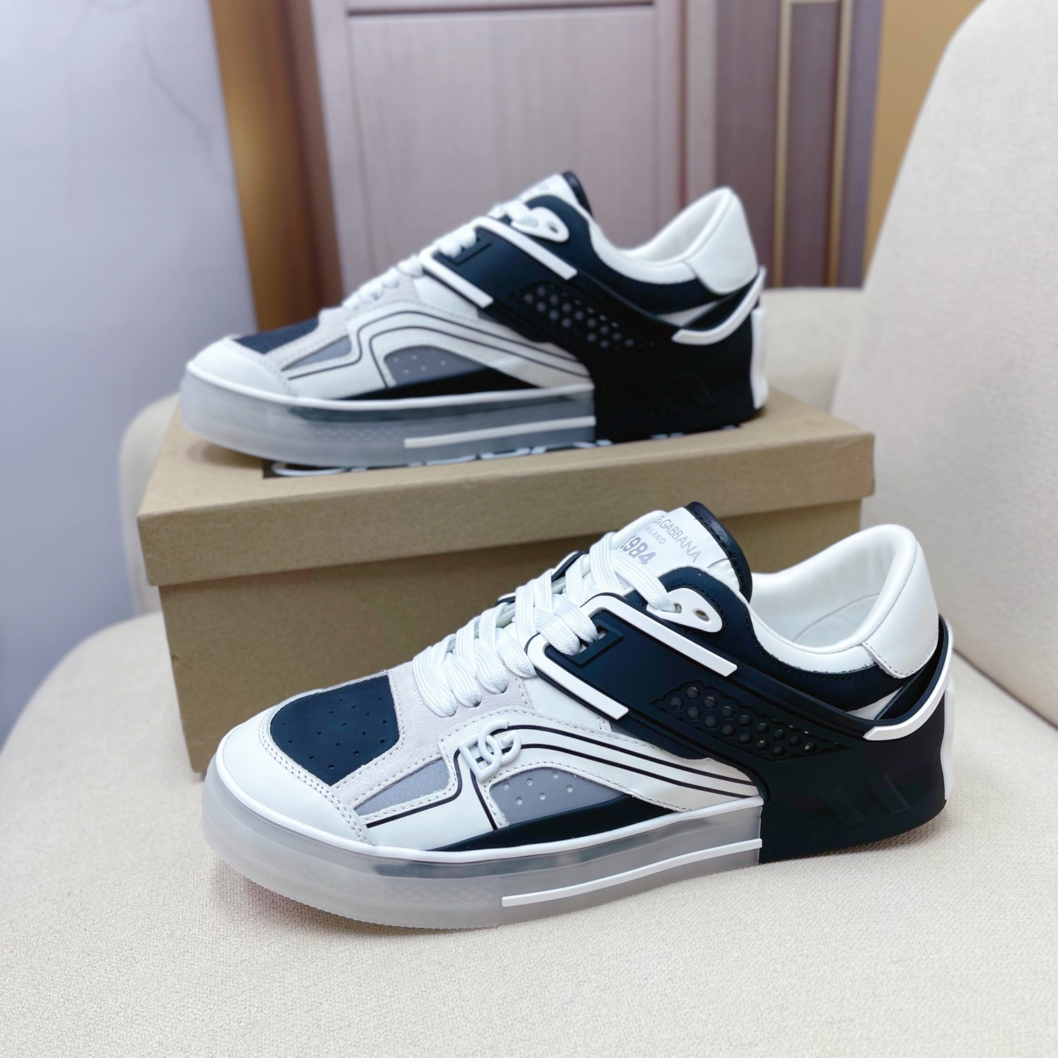 Dolce & Gabbana Calfskin Custom 2.Zero Sneakers - DopestKickz