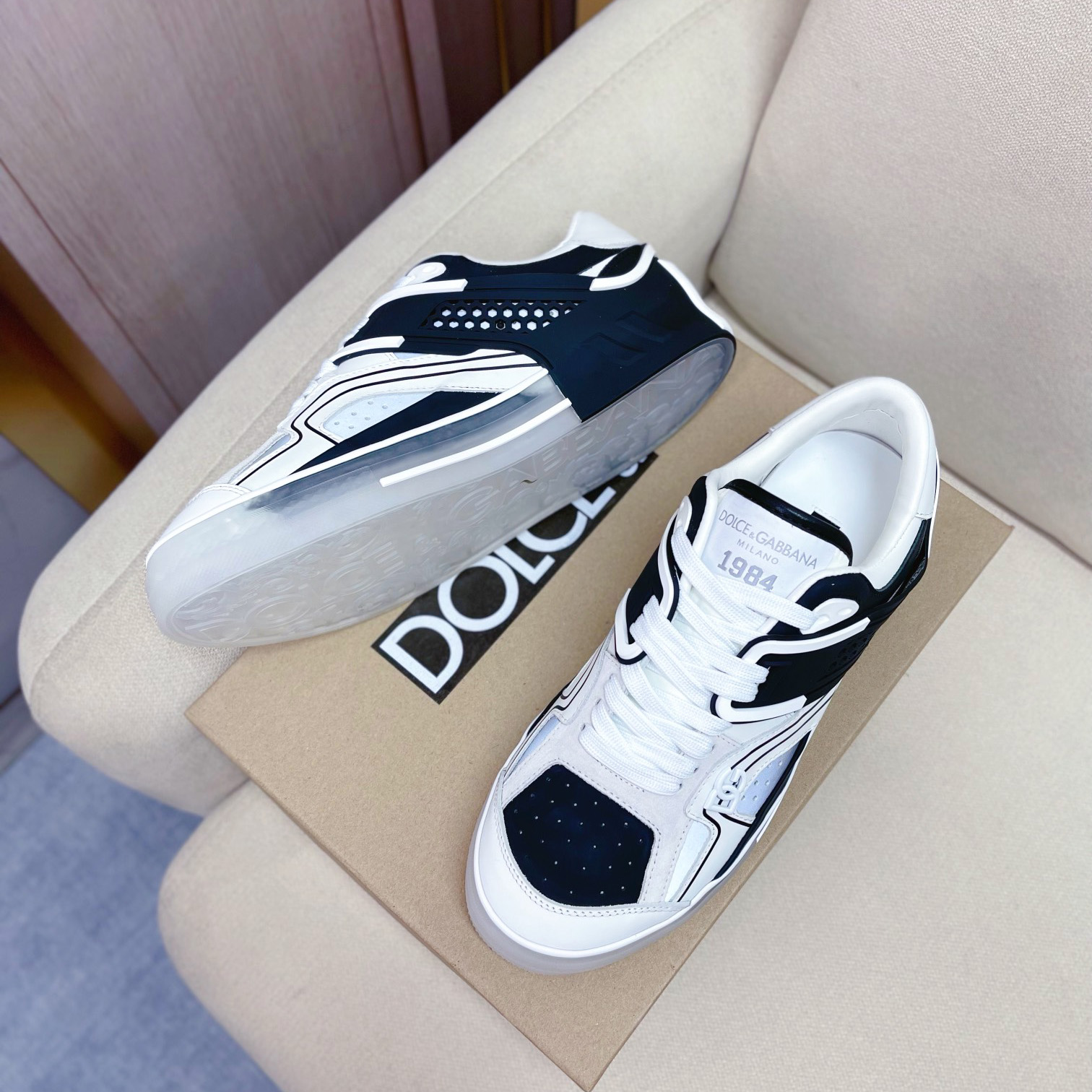 Dolce & Gabbana Calfskin Custom 2.Zero Sneakers - DopestKickz