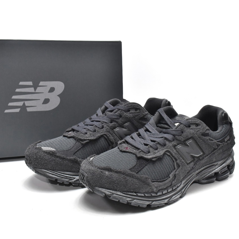 New Balance 2002R Phantom Black Sneakers   M2002RDB   - DopestKickz