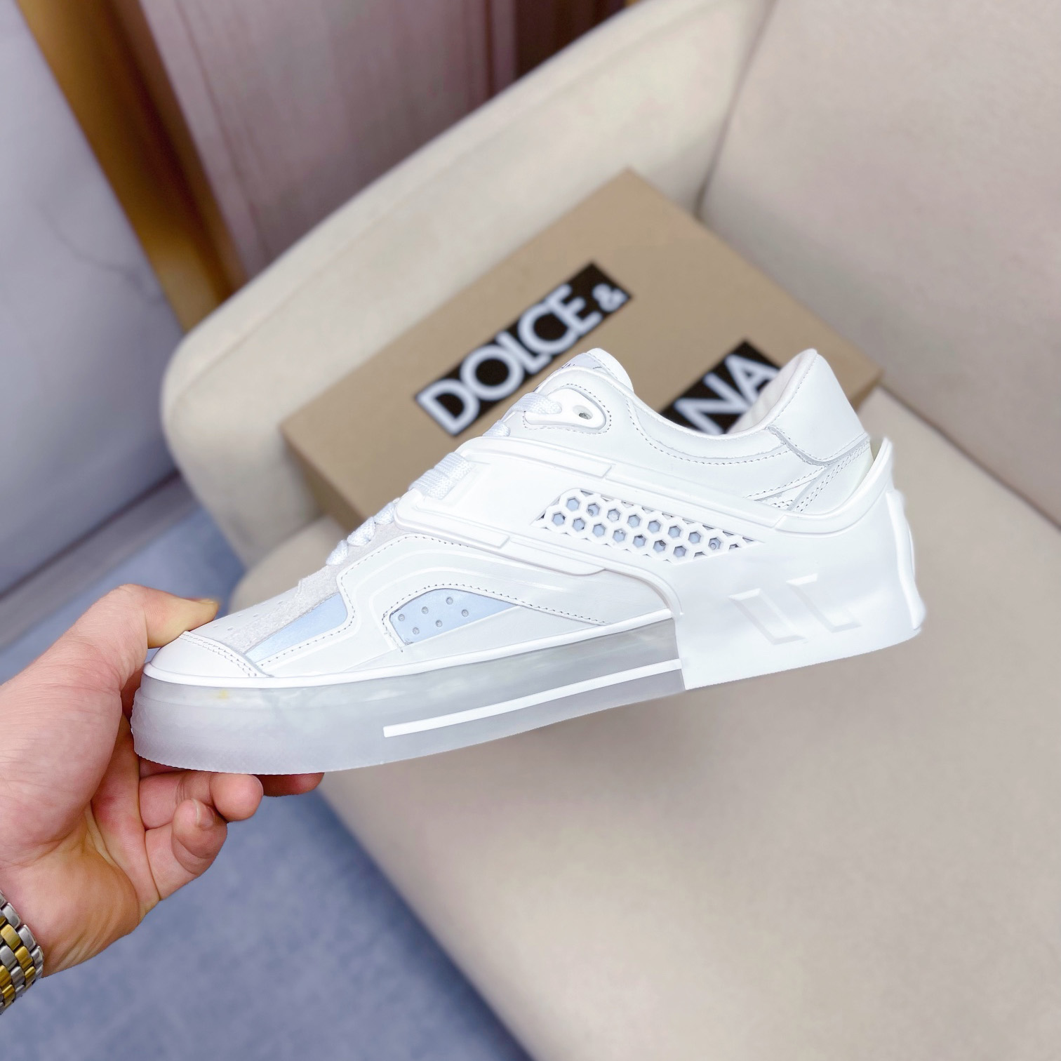 Dolce & Gabbana Calfskin Custom 2.Zero Sneakers - DopestKickz