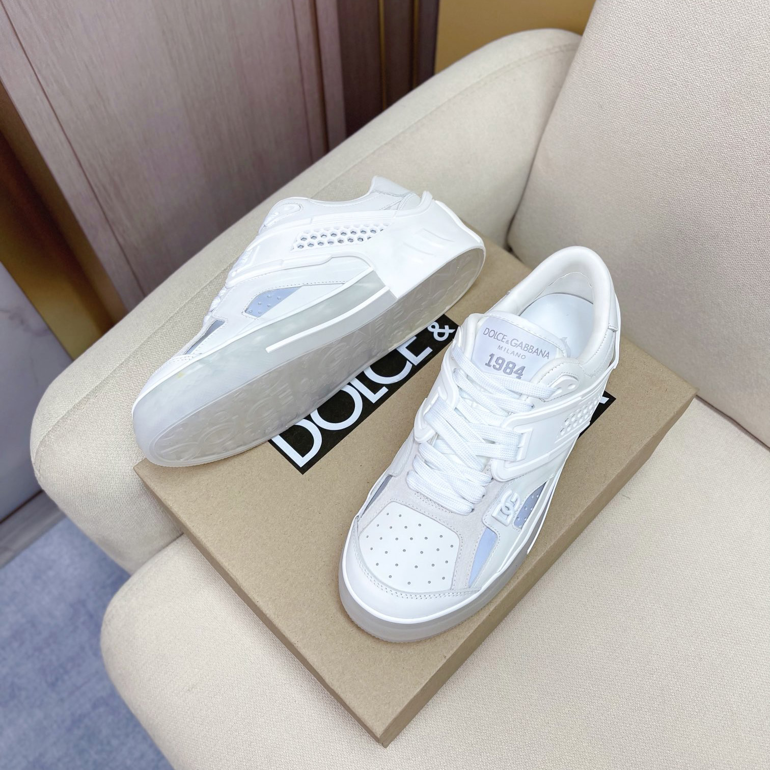 Dolce & Gabbana Calfskin Custom 2.Zero Sneakers - DopestKickz