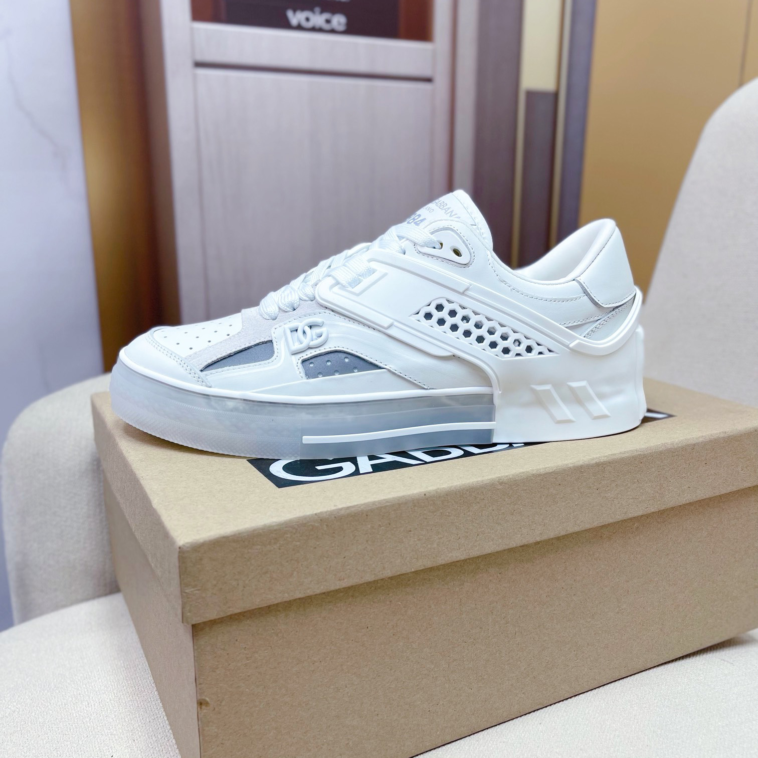 Dolce & Gabbana Calfskin Custom 2.Zero Sneakers - DopestKickz