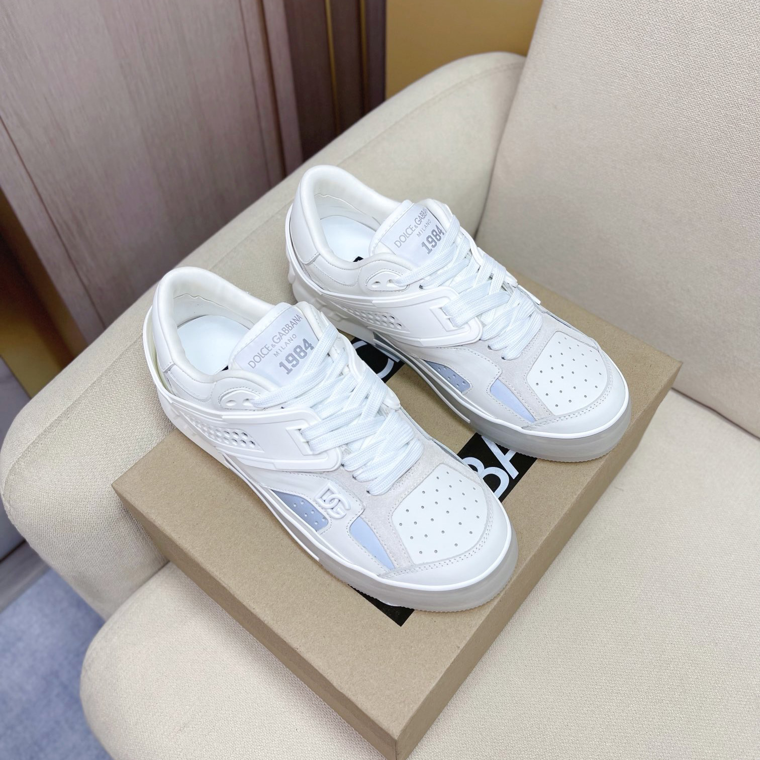 Dolce & Gabbana Calfskin Custom 2.Zero Sneakers - DopestKickz