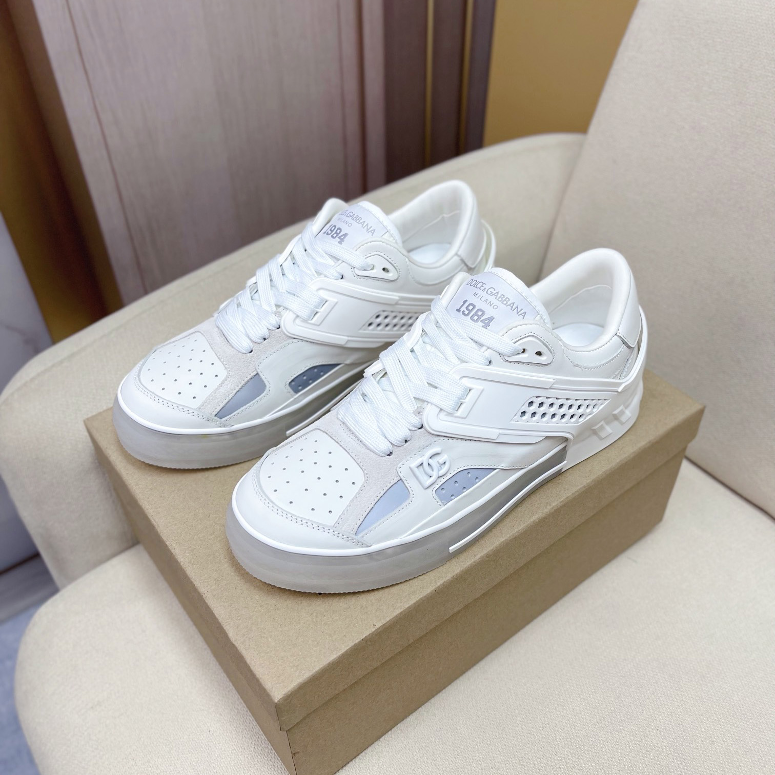 Dolce & Gabbana Calfskin Custom 2.Zero Sneakers - DopestKickz