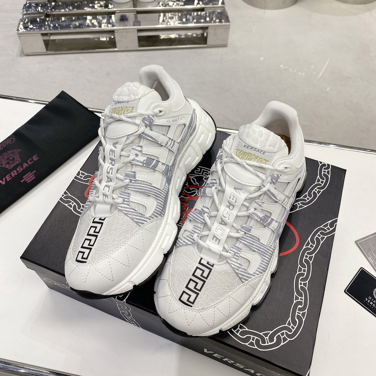 Versace Trigreca Sneakers  - DopestKickz