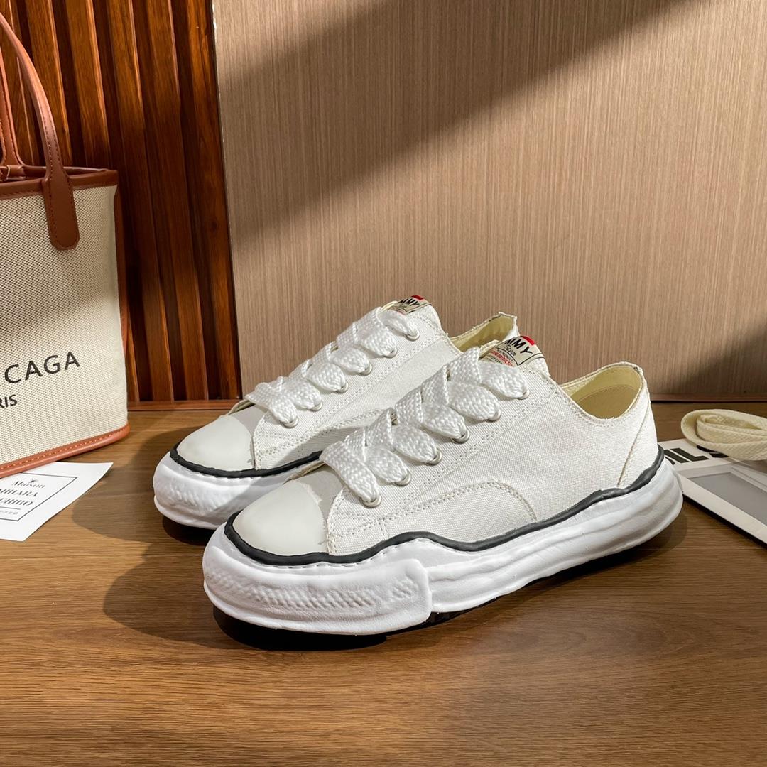 Maison Mihara Yasuhiro Wayne Original Sole Leather Low Sneaker - DopestKickz