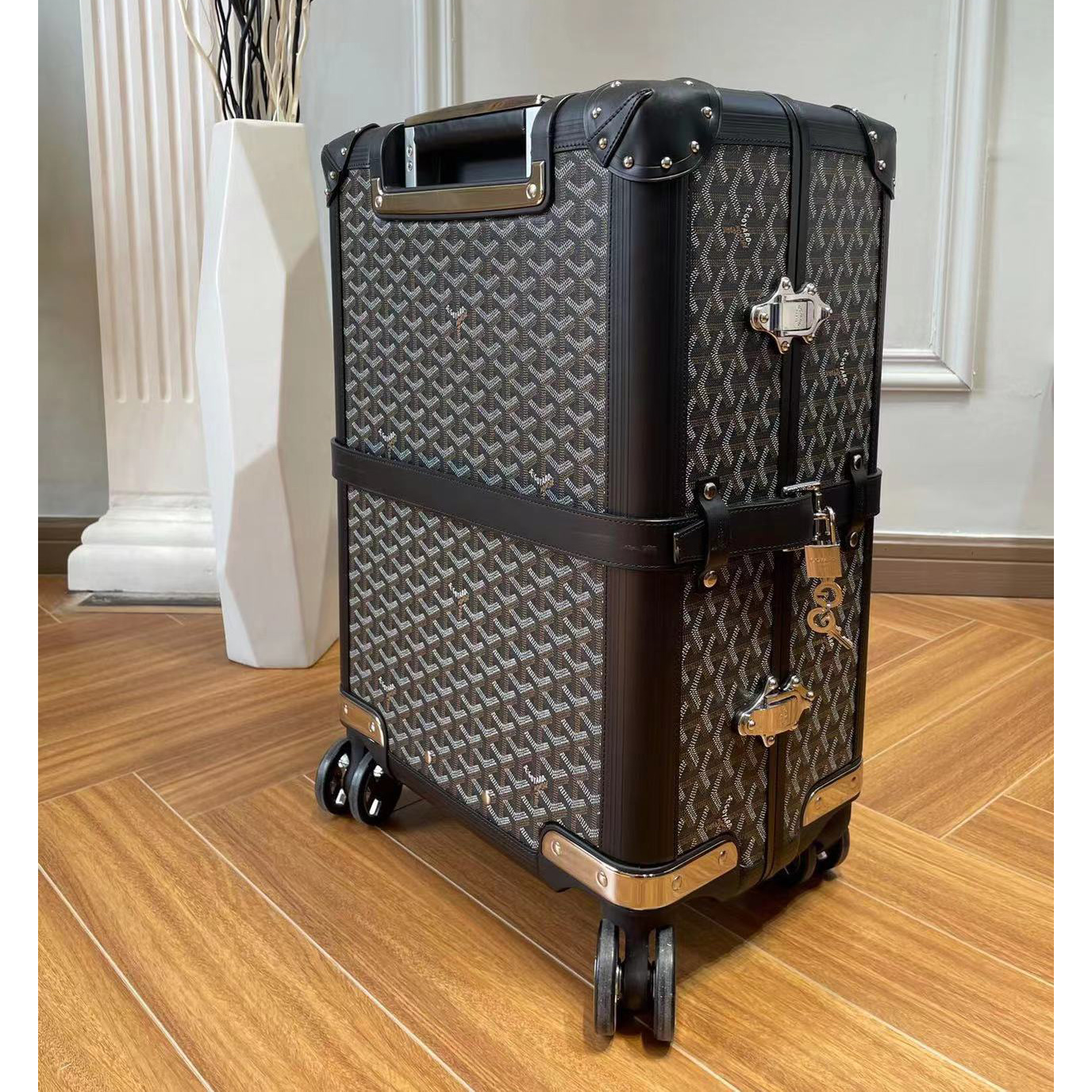 Goyard Satolas GM Rolling Suitcase - DopestKickz