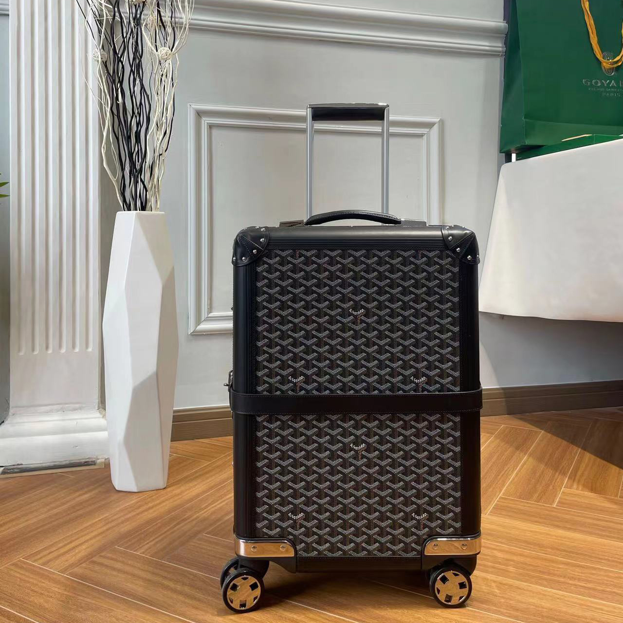 Goyard Satolas GM Rolling Suitcase - DopestKickz