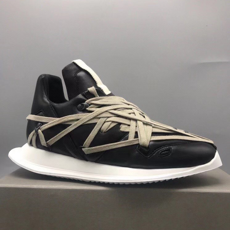Rick Owens Mega Lace Runner Sneakers - DopestKickz