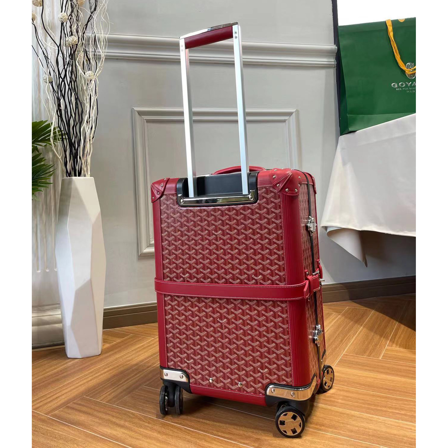 Goyard Satolas GM Rolling Suitcase - DopestKickz