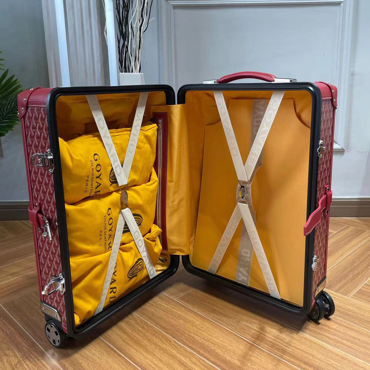 Goyard Satolas GM Rolling Suitcase - DopestKickz