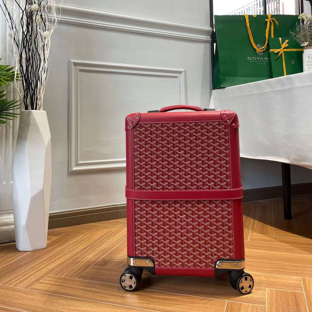Goyard Satolas GM Rolling Suitcase - DopestKickz