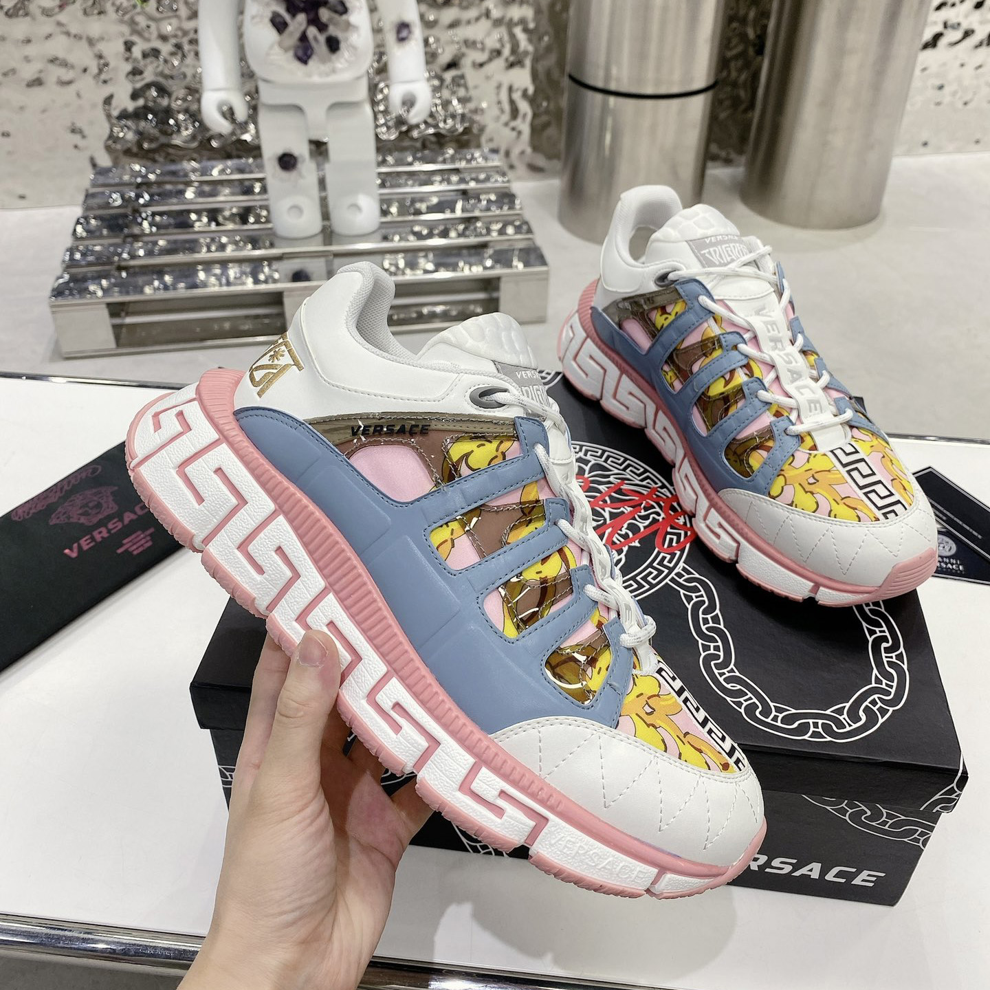 Versace Trigreca Sneakers  - DopestKickz