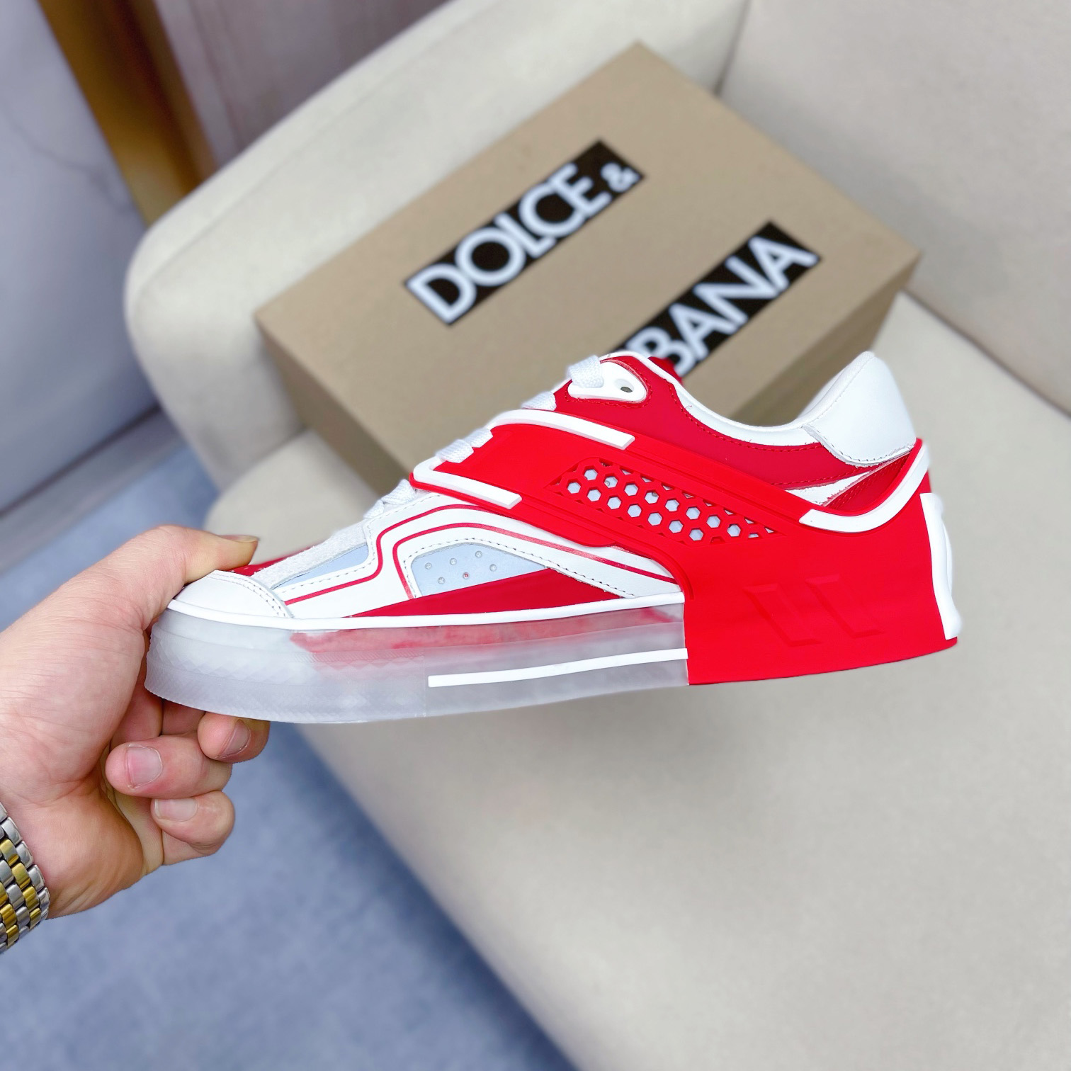 Dolce & Gabbana Calfskin Custom 2.Zero Sneakers - DopestKickz