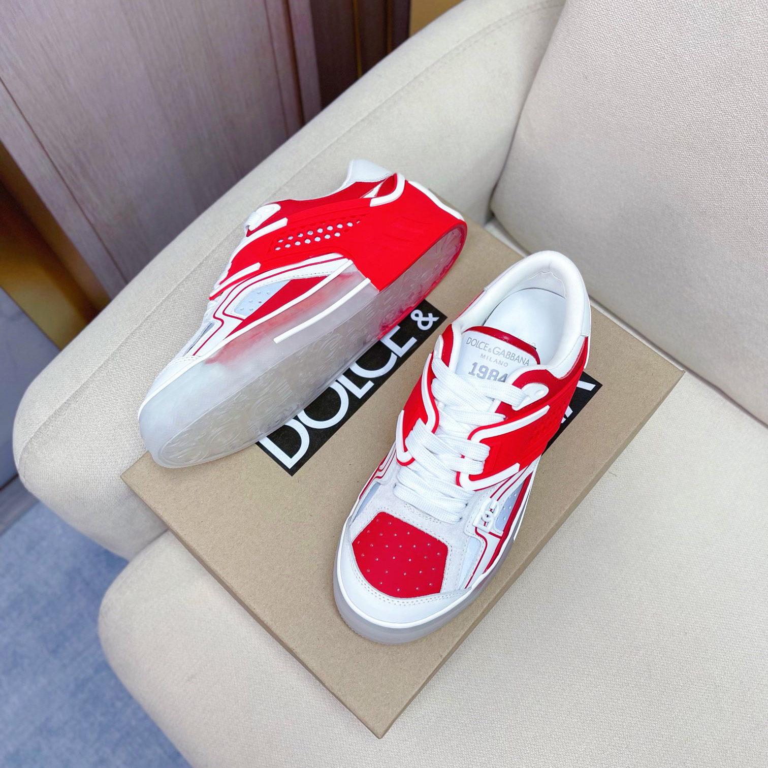 Dolce & Gabbana Calfskin Custom 2.Zero Sneakers - DopestKickz