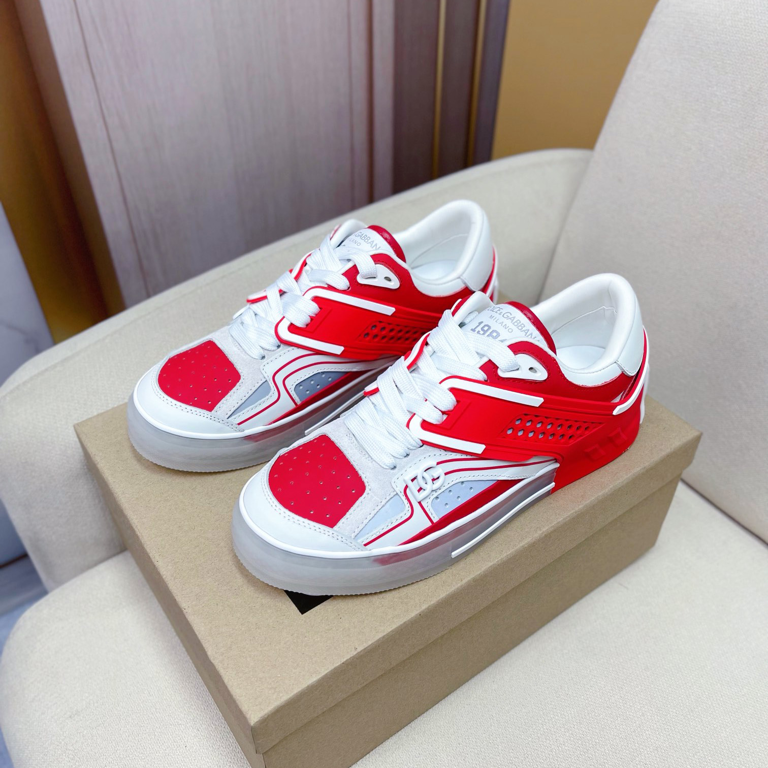 Dolce & Gabbana Calfskin Custom 2.Zero Sneakers - DopestKickz