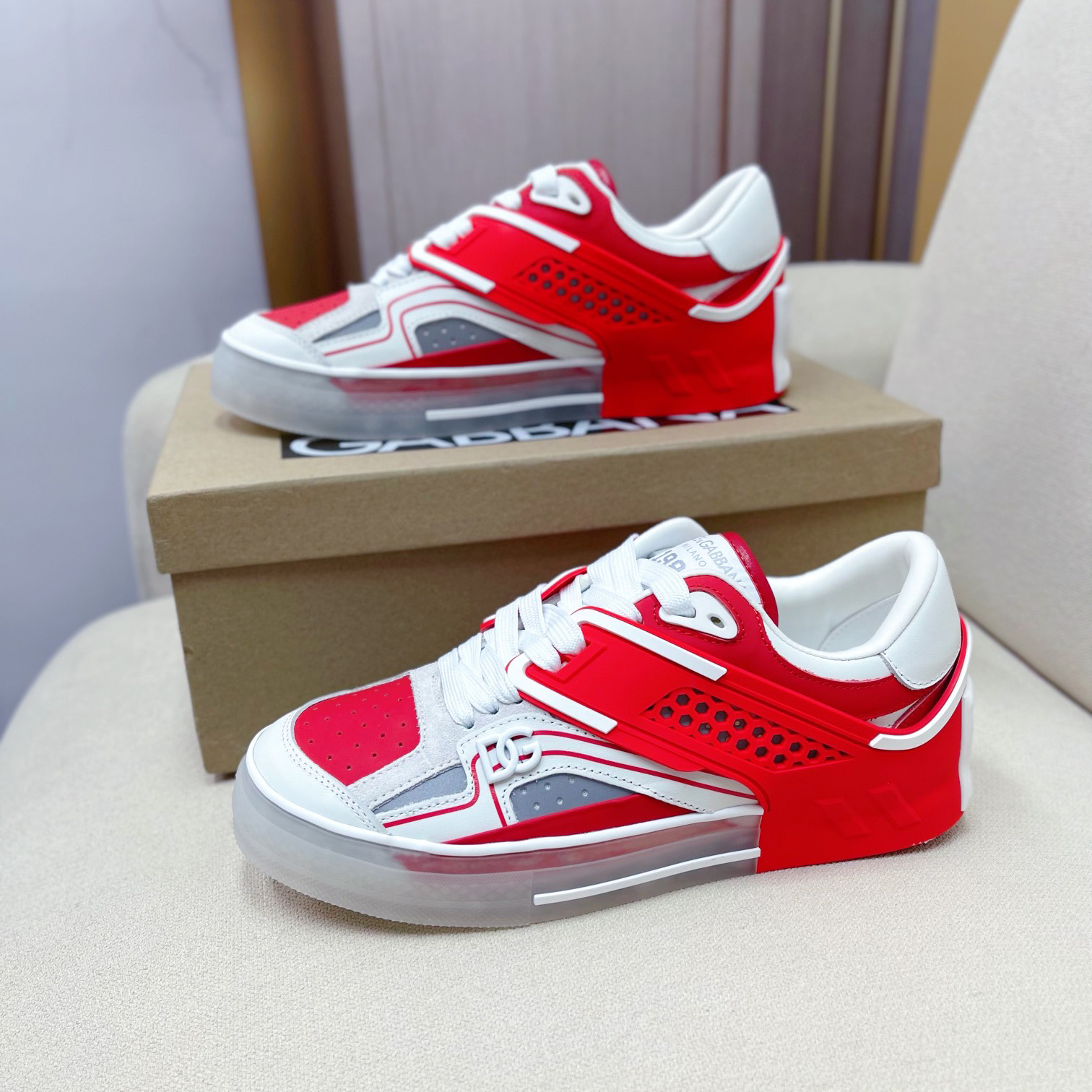 Dolce & Gabbana Calfskin Custom 2.Zero Sneakers - DopestKickz