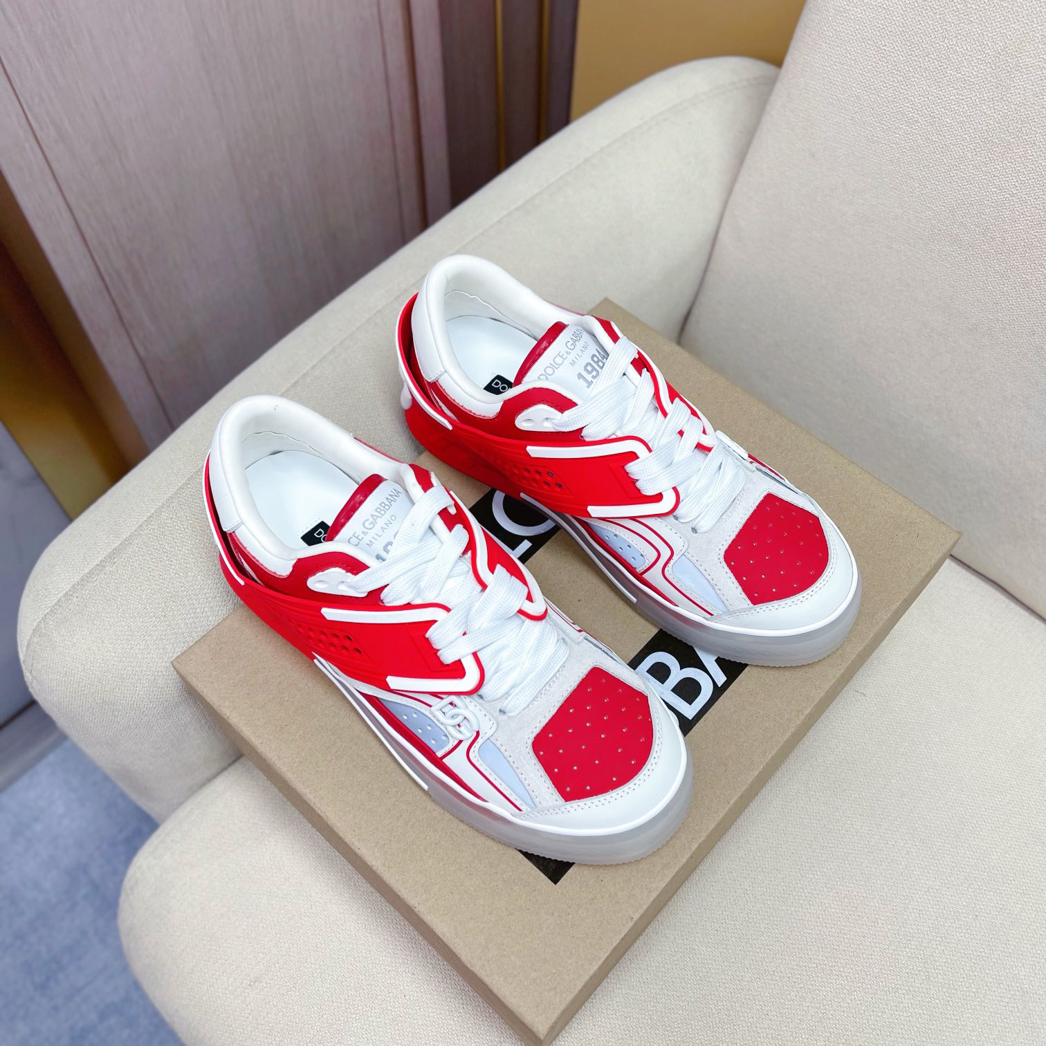 Dolce & Gabbana Calfskin Custom 2.Zero Sneakers - DopestKickz