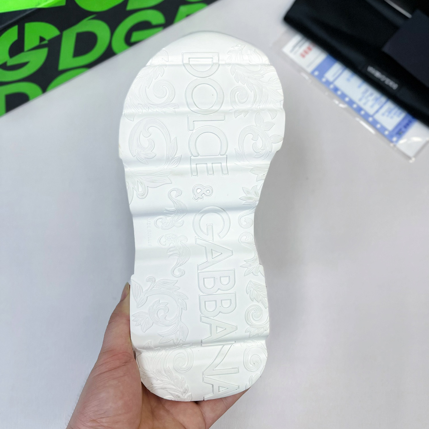 Dolce & Gabbana Calfskin Nappa Daymaster Sneakers - DopestKickz