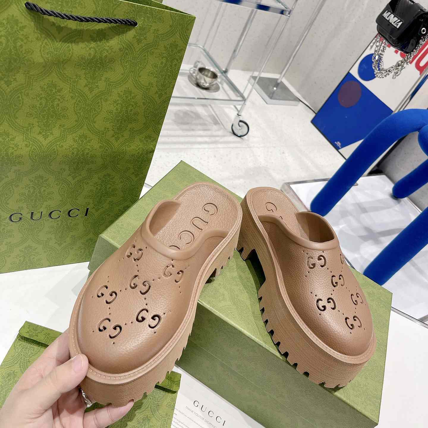 Gucci Women's GG Slip-On Sandal - DopestKickz