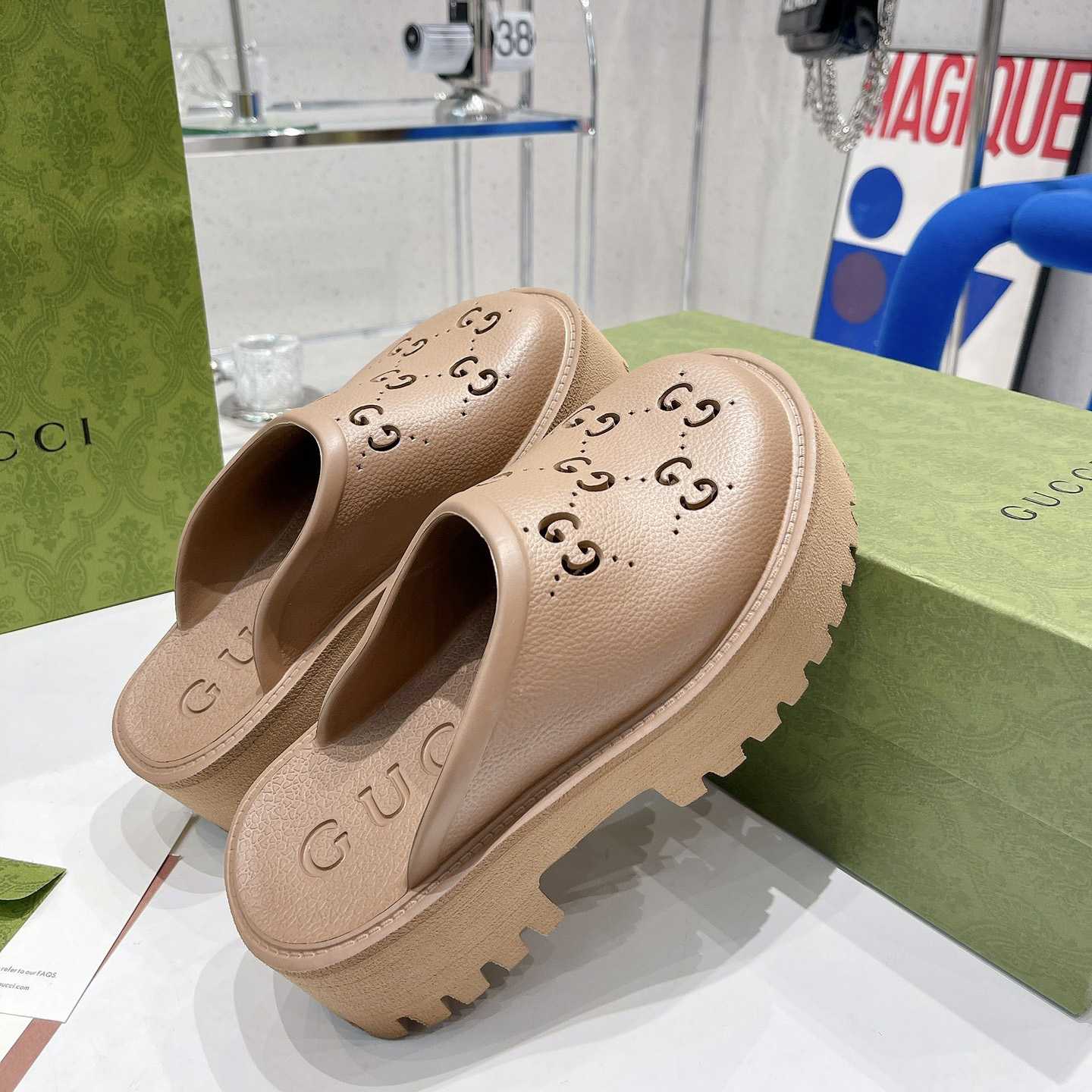 Gucci Women's GG Slip-On Sandal - DopestKickz