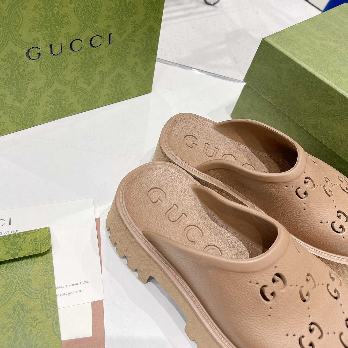 Gucci Women's GG Slip-On Sandal - DopestKickz