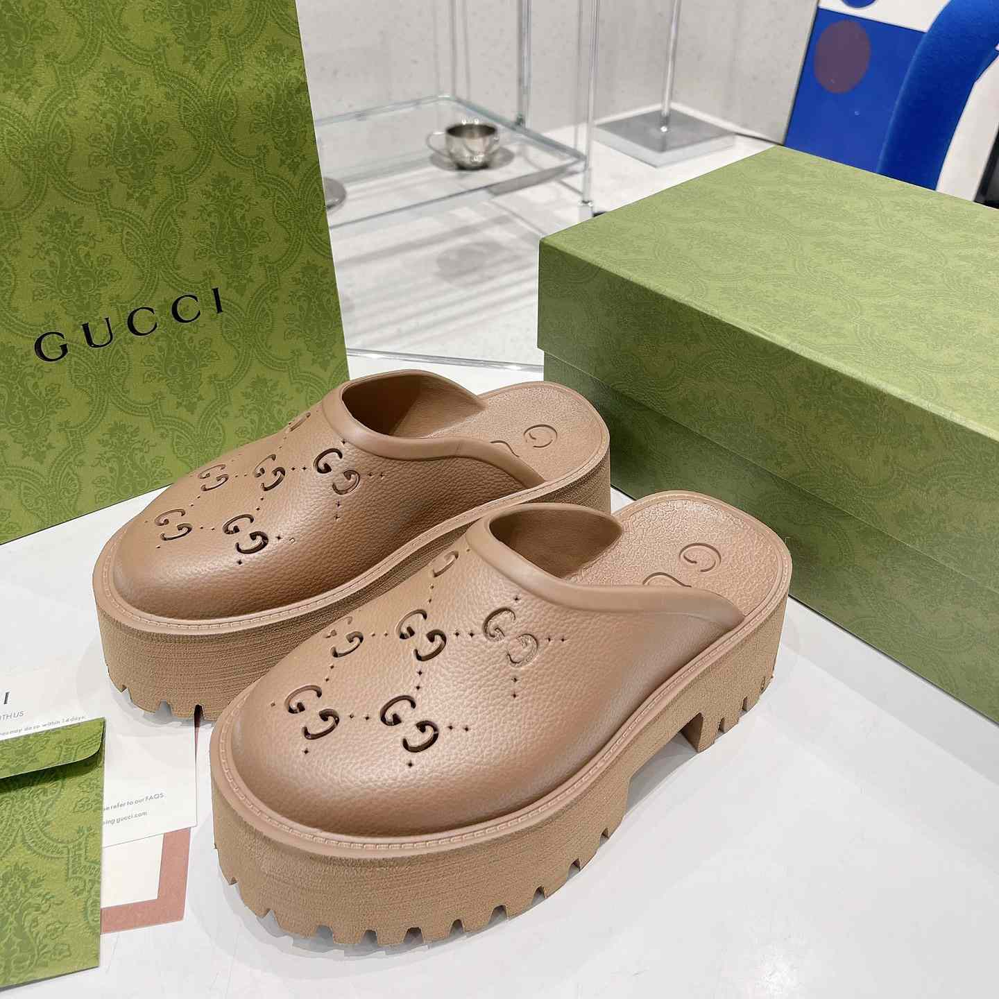 Gucci Women's GG Slip-On Sandal - DopestKickz