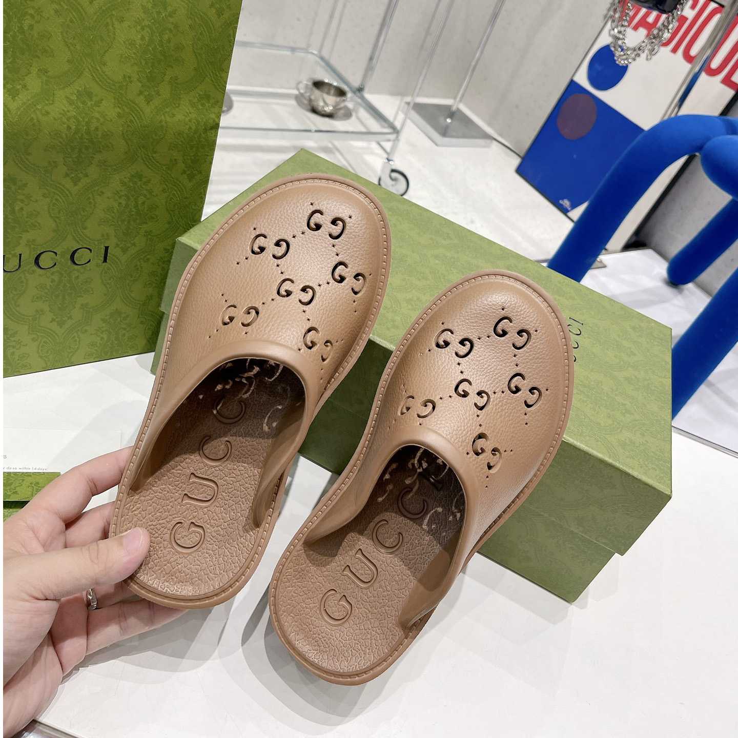 Gucci Women's GG Slip-On Sandal - DopestKickz