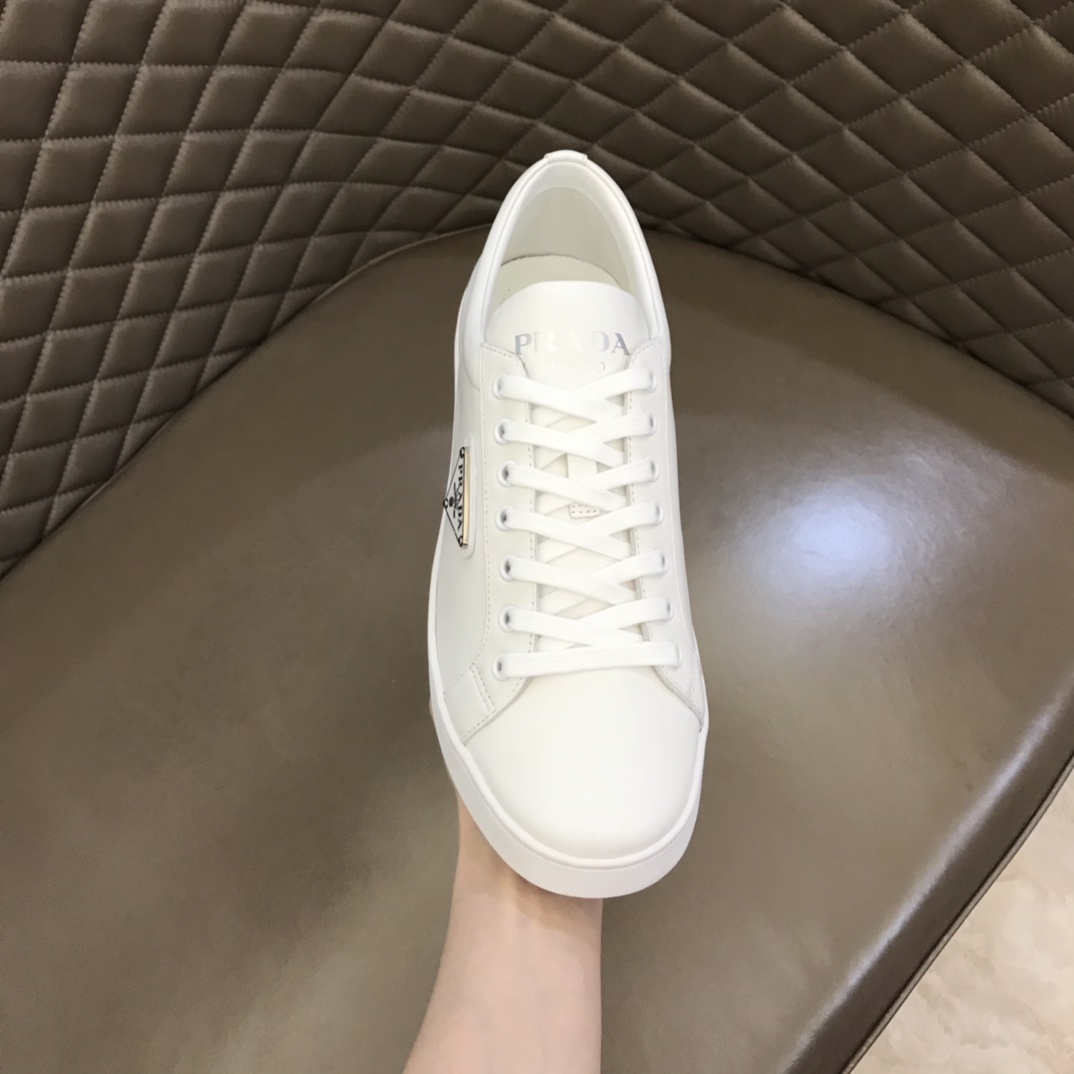 Prada Brushed Leather Sneakers(upon uk size) - DopestKickz