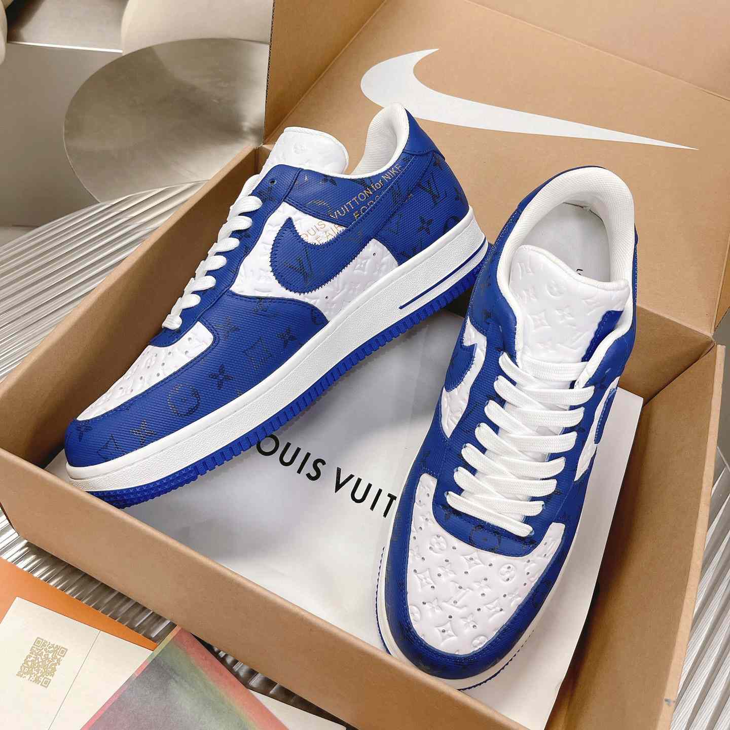 Louis Vuitton x Air Jordan1 Low AJ1 Sneaker - DopestKickz