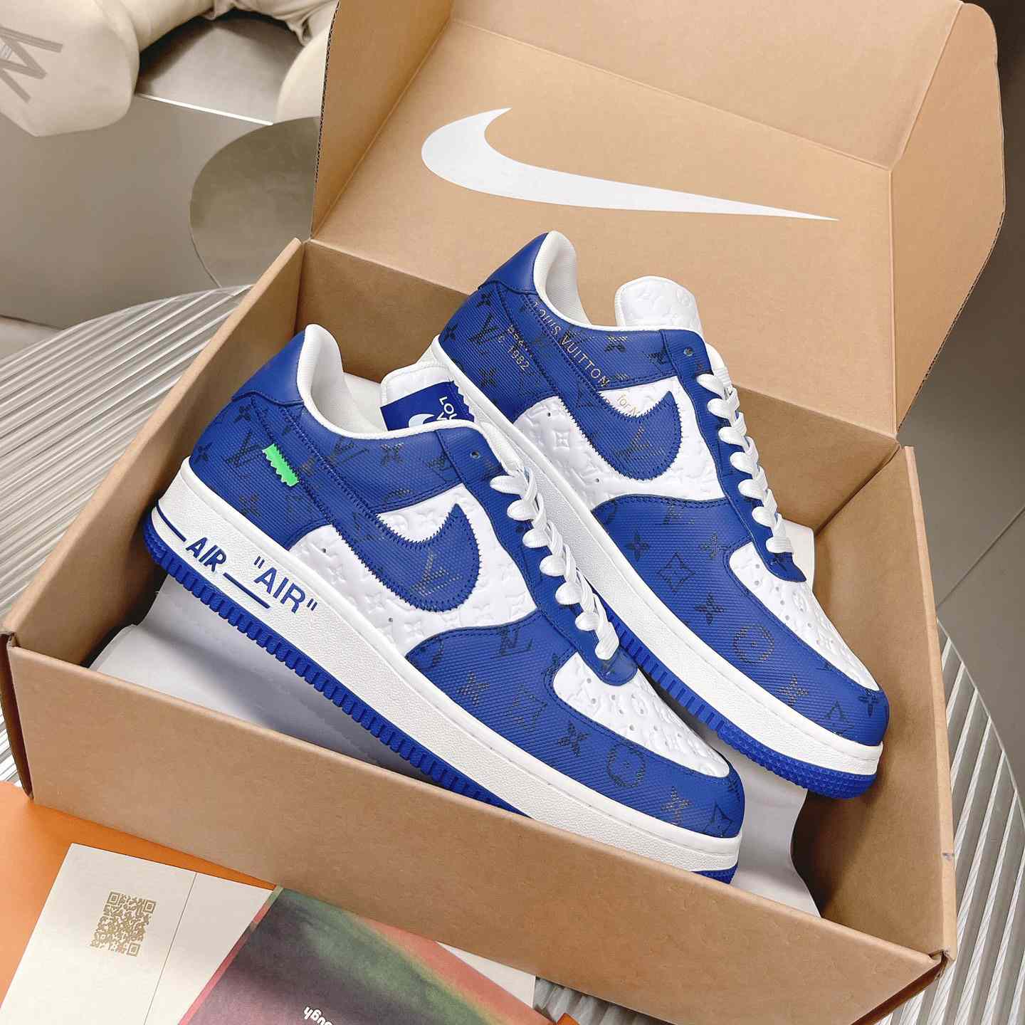 Louis Vuitton x Air Jordan1 Low AJ1 Sneaker - DopestKickz