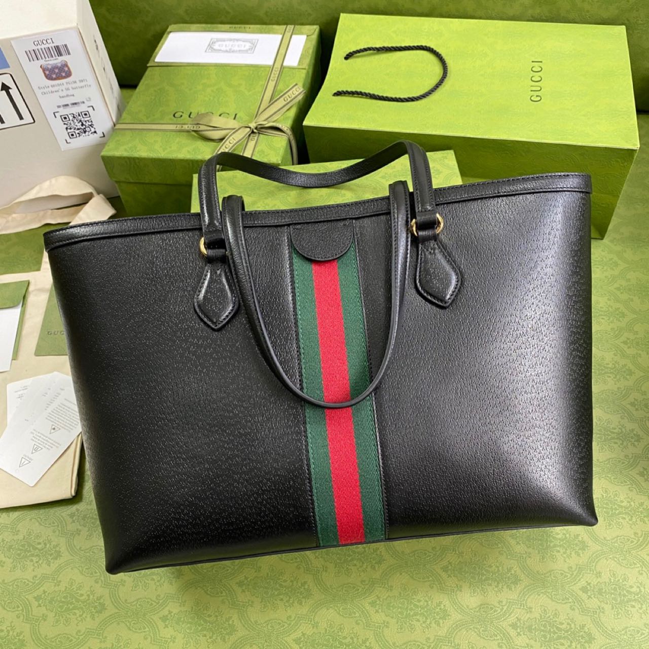 Gucci Ophidia Medium Tote(38-28-14cm) - DopestKickz