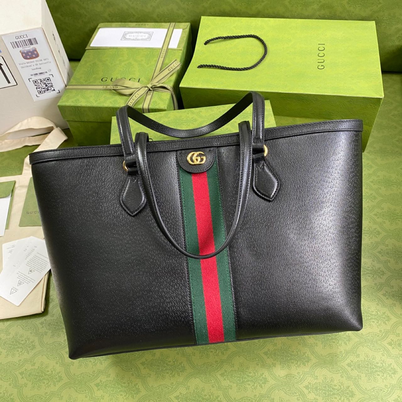 Gucci Ophidia Medium Tote(38-28-14cm) - DopestKickz
