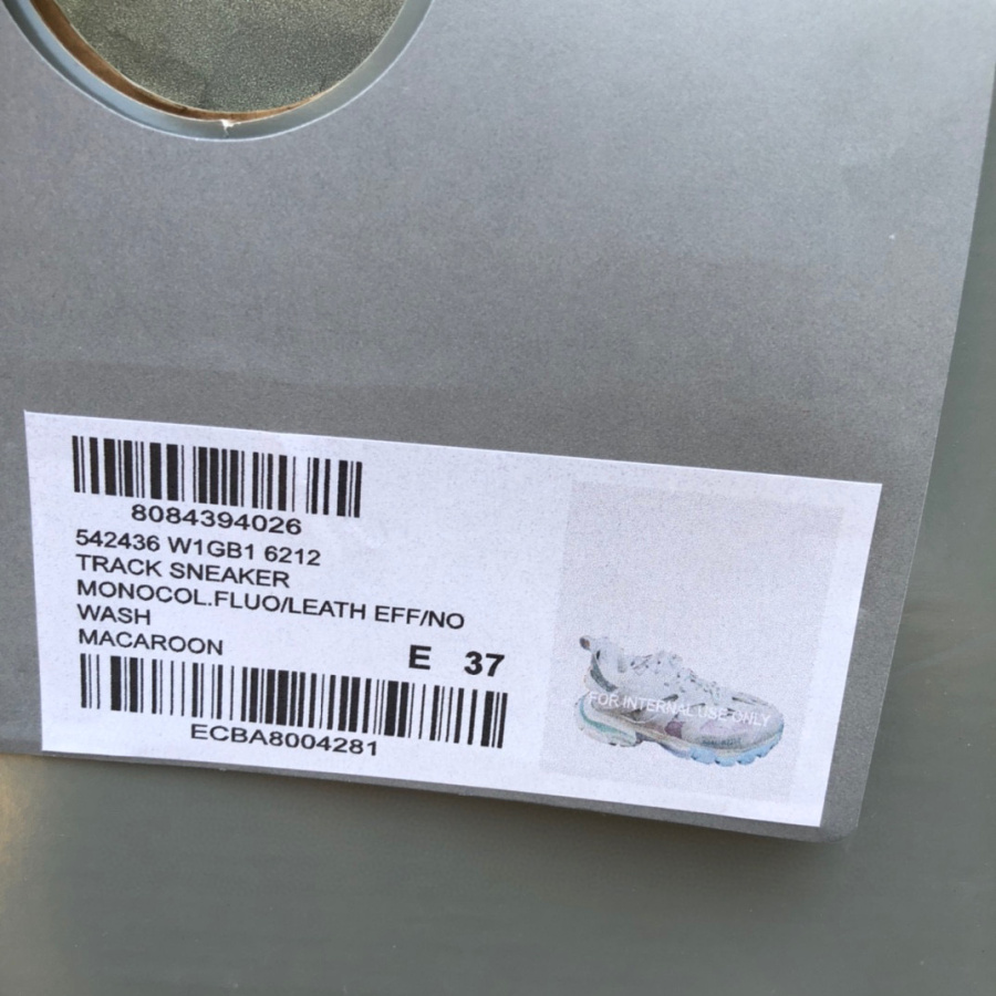 Balenciaga Track Sneaker In White And Pastel Mesh And Nylon - DopestKickz