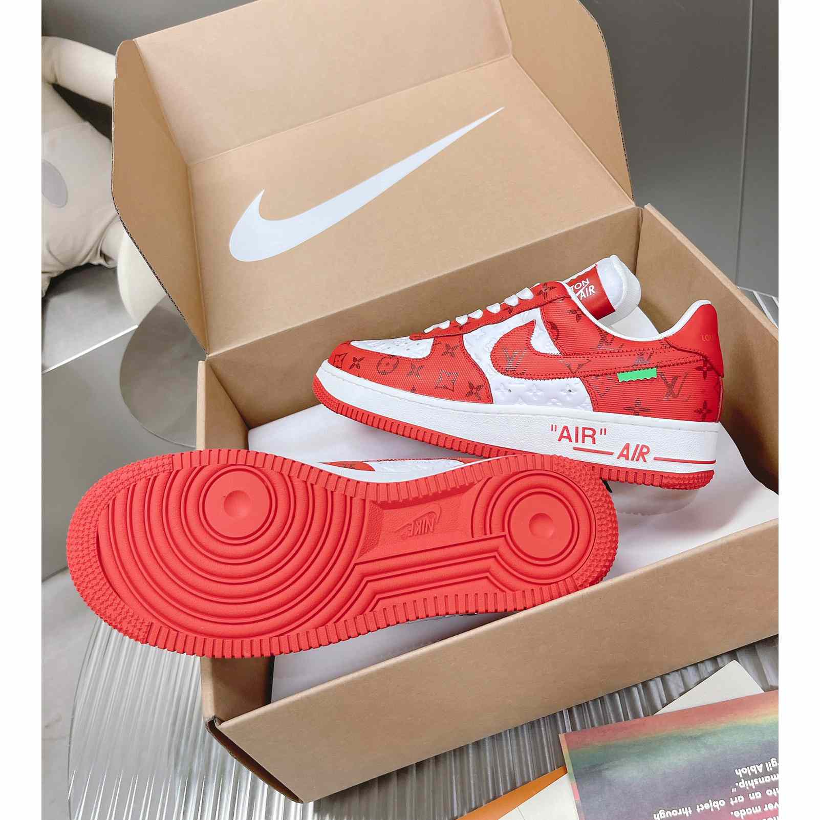 Louis Vuitton x Air Jordan1 Low AJ1 Sneaker - DopestKickz