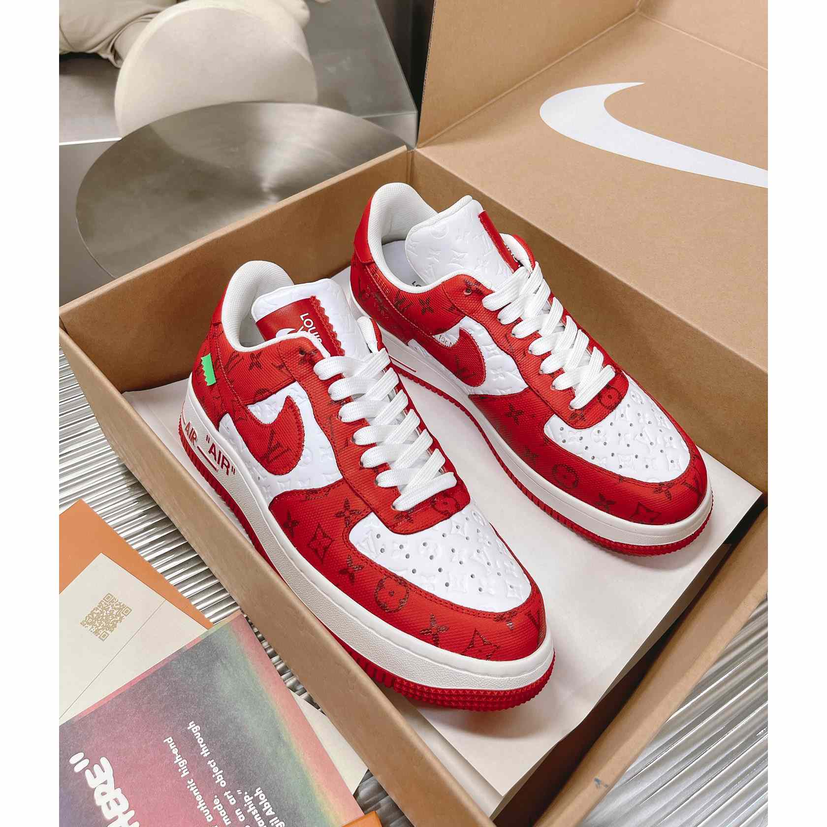 Louis Vuitton x Air Jordan1 Low AJ1 Sneaker - DopestKickz