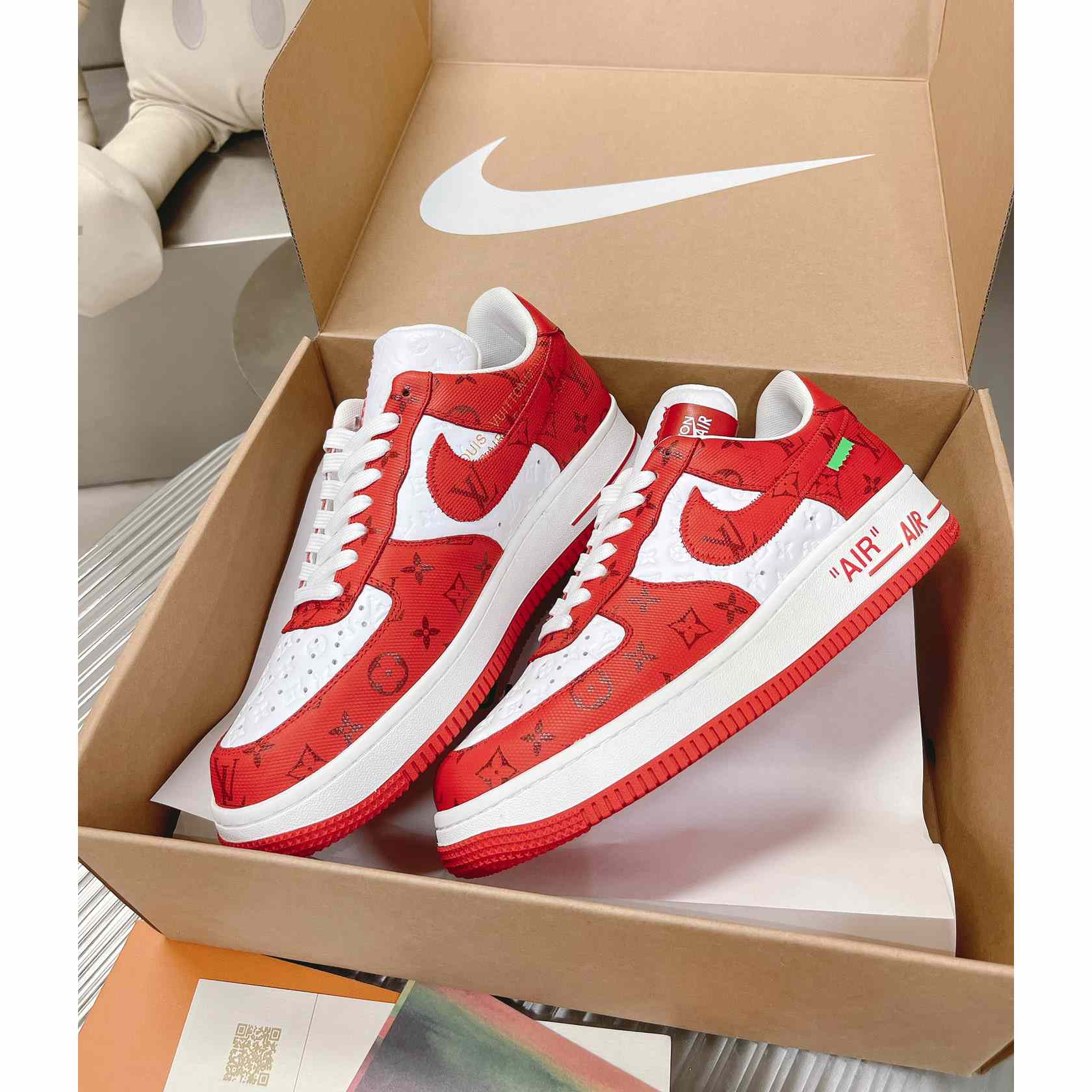 Louis Vuitton x Air Jordan1 Low AJ1 Sneaker - DopestKickz