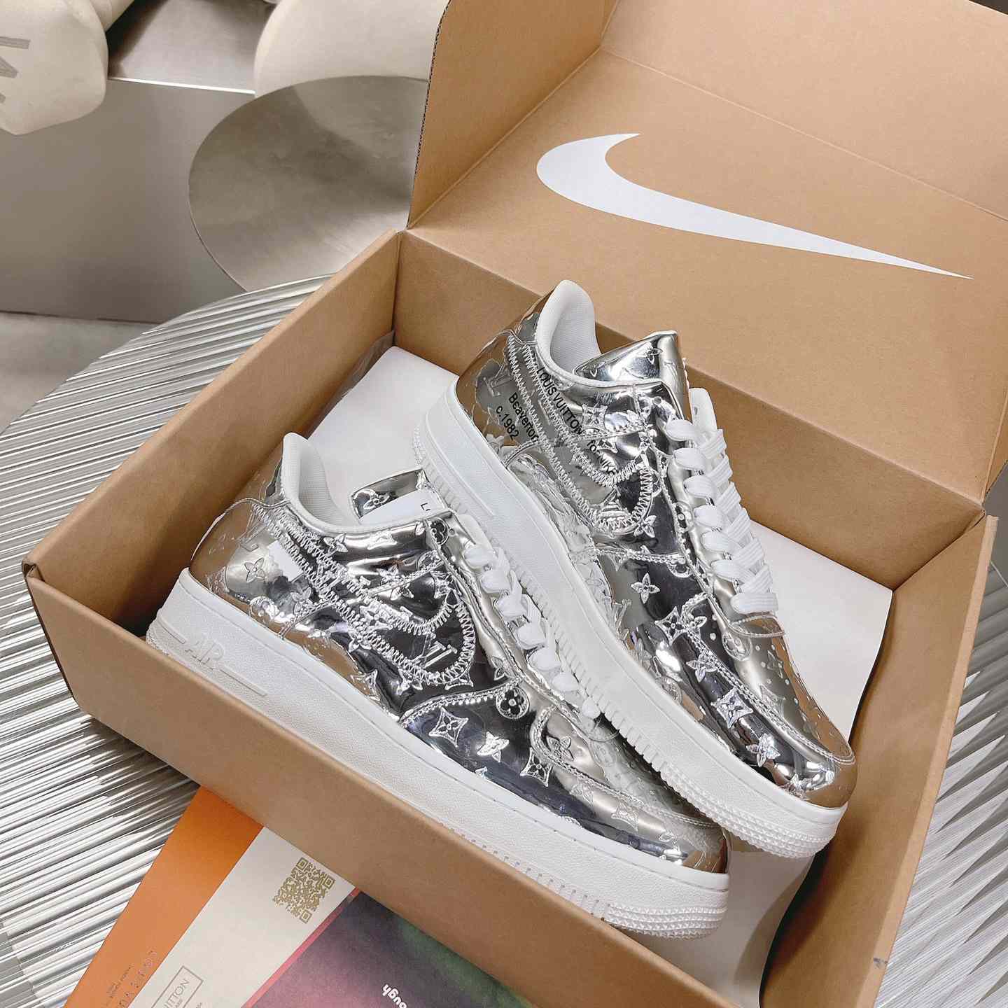 Louis Vuitton x Air Jordan1 Low AJ1 Sneaker - DopestKickz