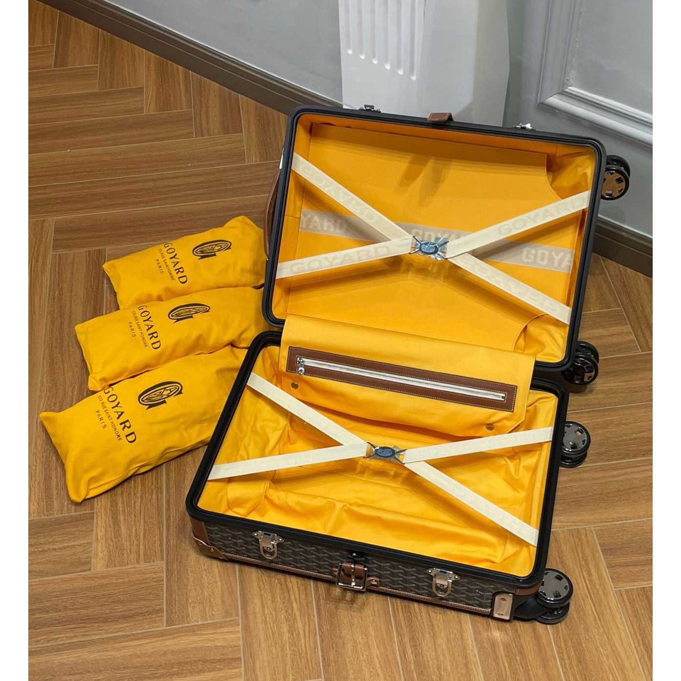 Goyard Bourget PM Trolley Case(37-27-55cm) - DopestKickz