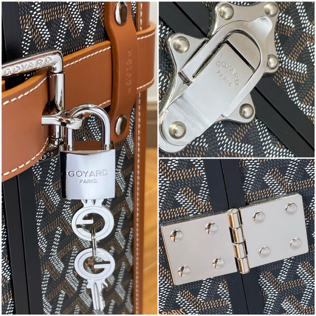 Goyard Bourget PM Trolley Case(37-27-55cm) - DopestKickz