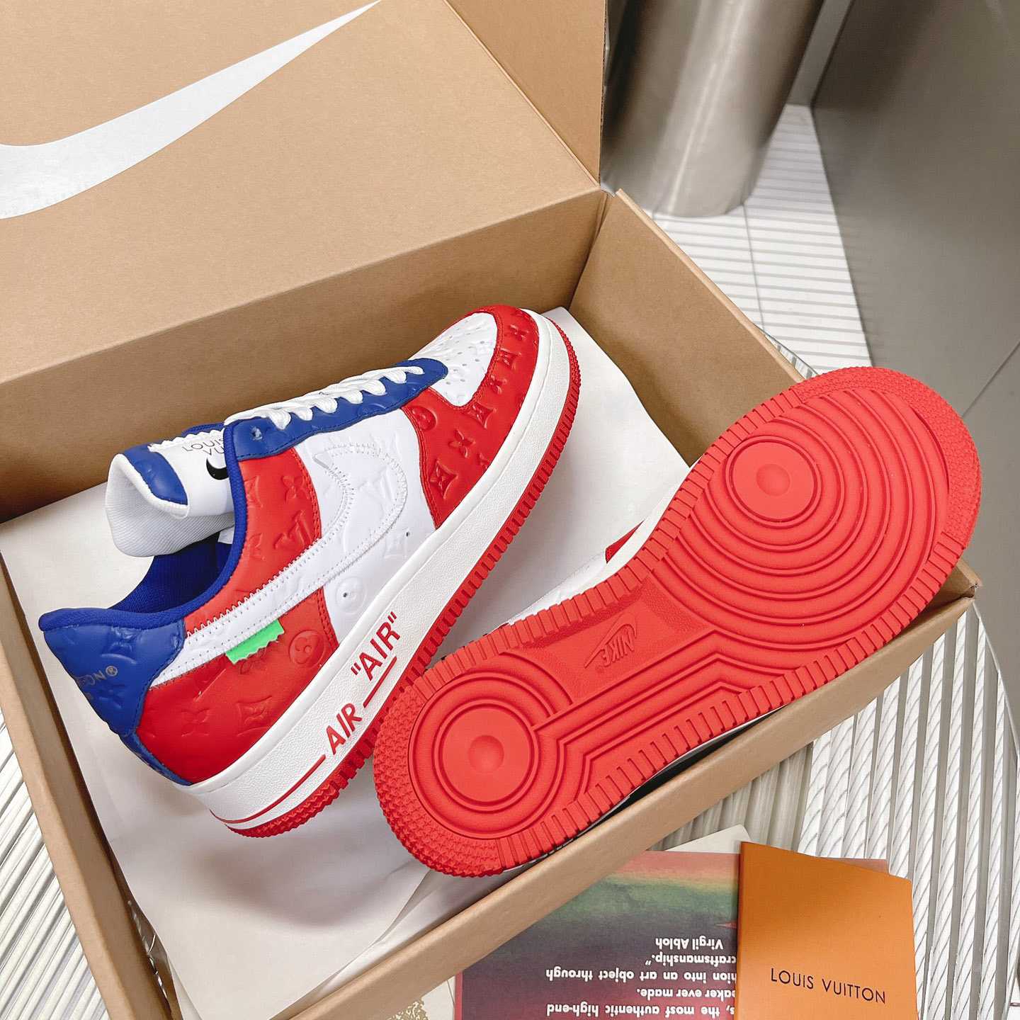 Louis Vuitton x Air Jordan1 Low AJ1 Sneaker - DopestKickz