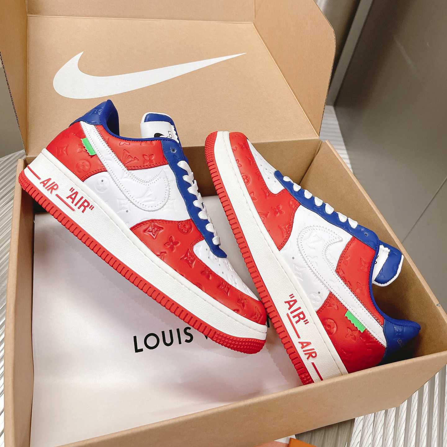 Louis Vuitton x Air Jordan1 Low AJ1 Sneaker - DopestKickz