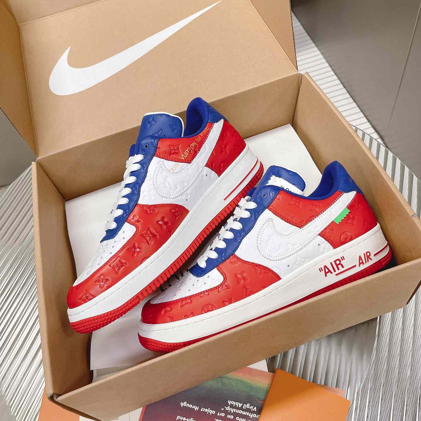 Louis Vuitton x Air Jordan1 Low AJ1 Sneaker - DopestKickz