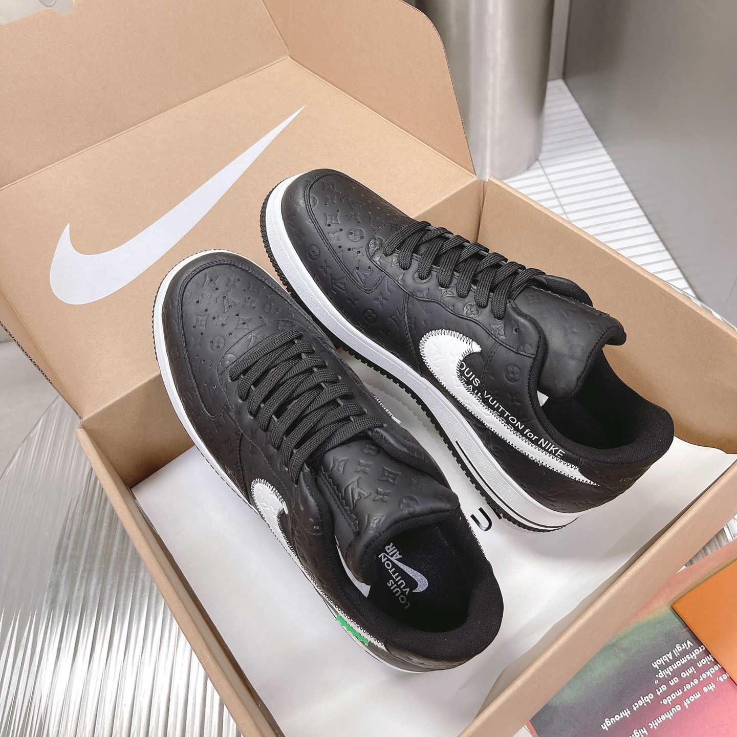 Louis Vuitton x Air Jordan1 Low AJ1 Sneaker - DopestKickz