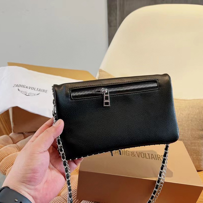 Zadig & Voltaire Shoulder Bag In Black(21-13-3cm) - DopestKickz