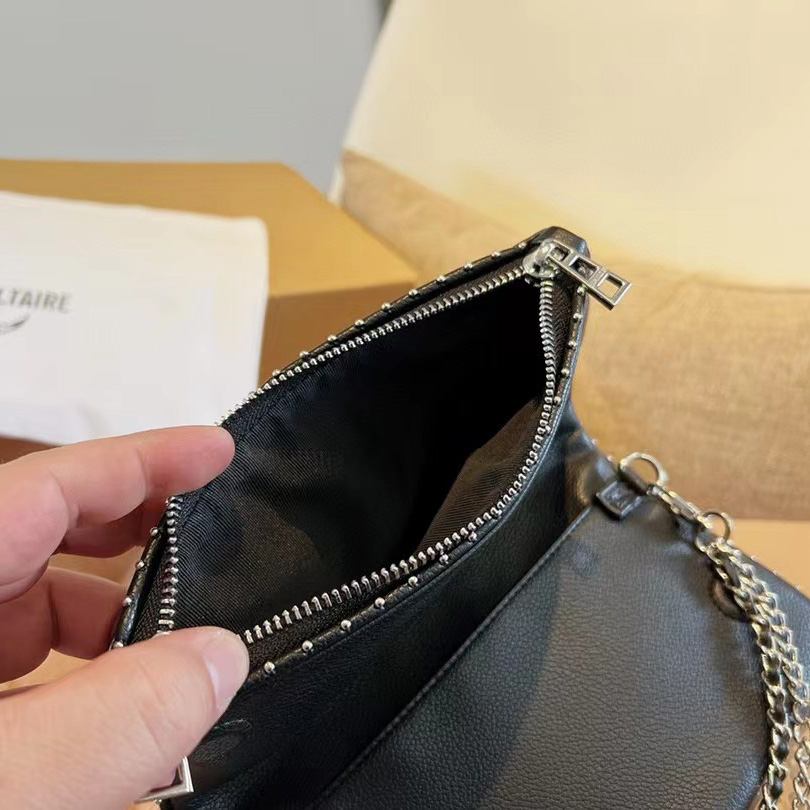 Zadig & Voltaire Shoulder Bag In Black(21-13-3cm) - DopestKickz