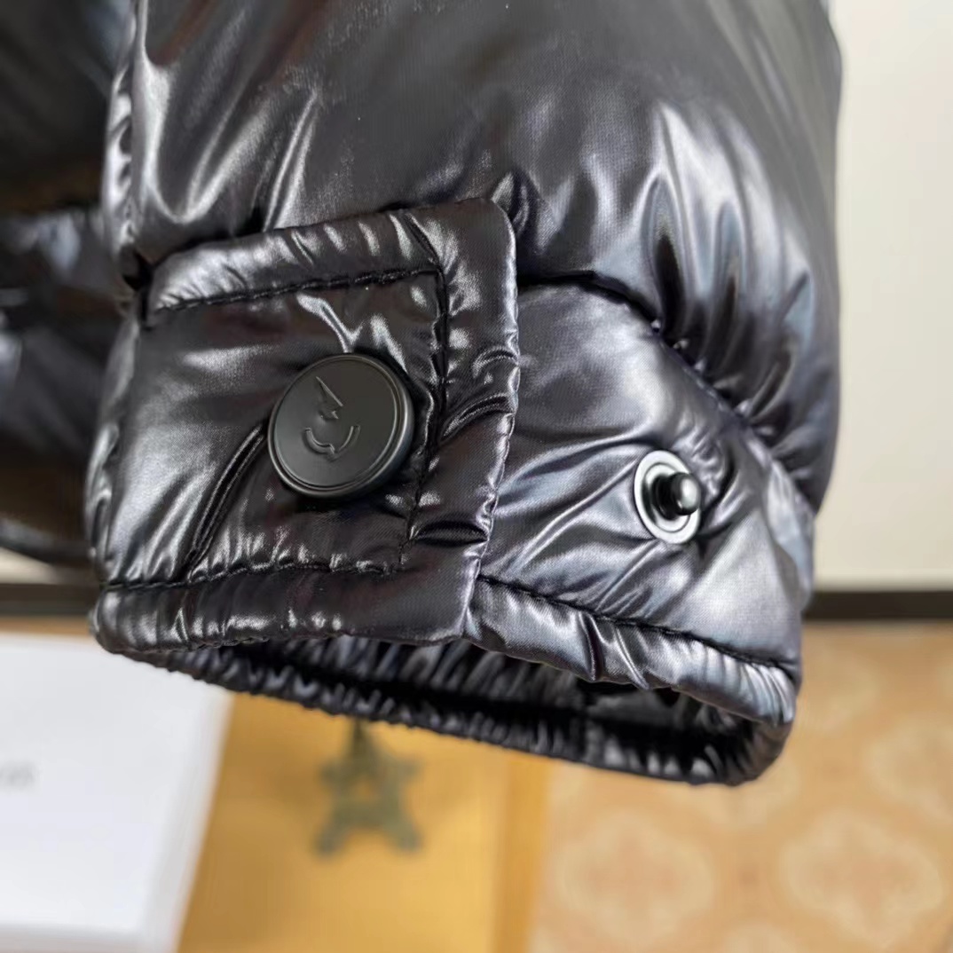 Moncler Black Down Jacket - DopestKickz
